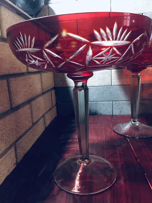 Фруктовницы, цветной хрусталь, Германия