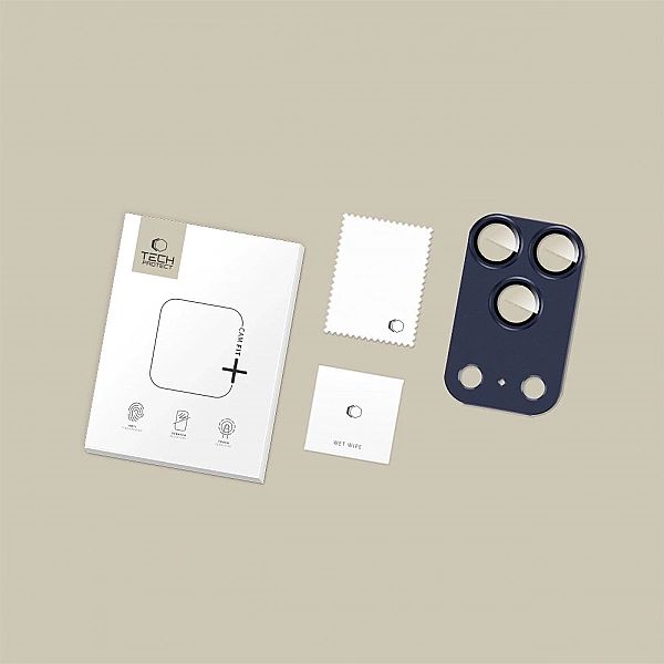 Szkło na obiektyw Tech-Protect Camfull Fit+ na iPhone 17 Pro Max - gra