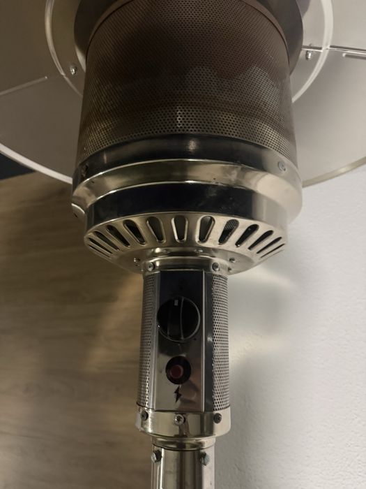 aquecedor de exterior  com bilha Prio