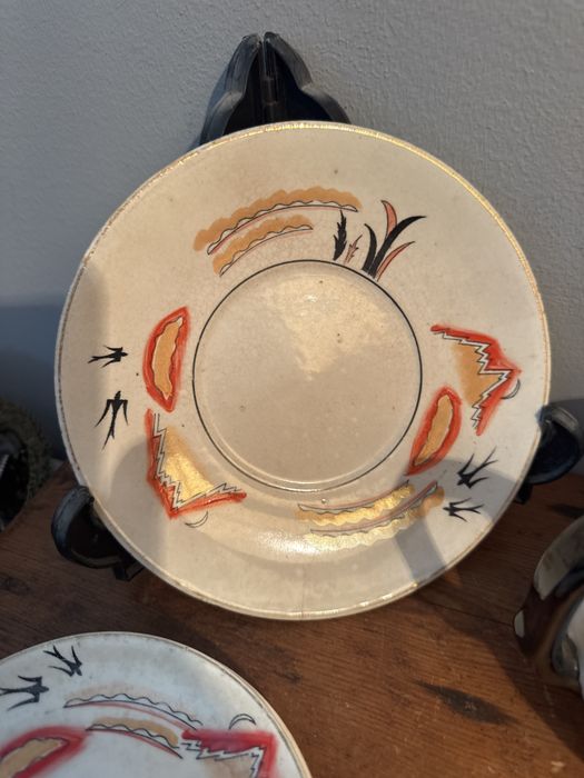 Raro Serviço de Chá Art Déco "Andorinhas" – Fábrica de Massarelos (Anos 20/30)