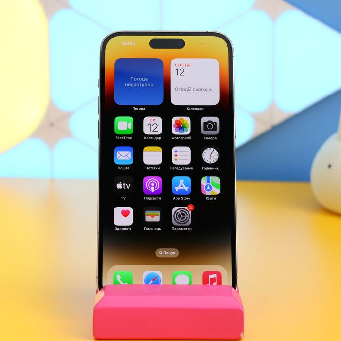 Смартфон Apple iPhone 14 Pro Max 128GB eSIM (150826) Б/У З ГАРАНТІЄЮ