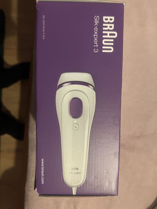 Depiladora luz pulsada Braun silk expert 3
