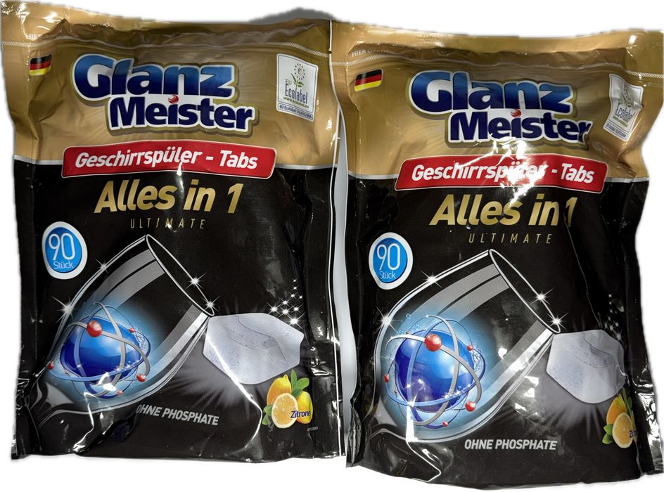 Glanz Meister tabletki do zmywarki Alles in 1 180 sztuk