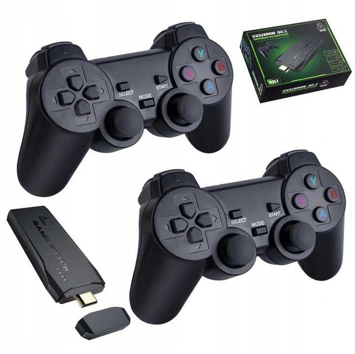 NOWA Mini Konsola Retro Do Gier Prezent Na Święta Przenośna 2 PADY TV