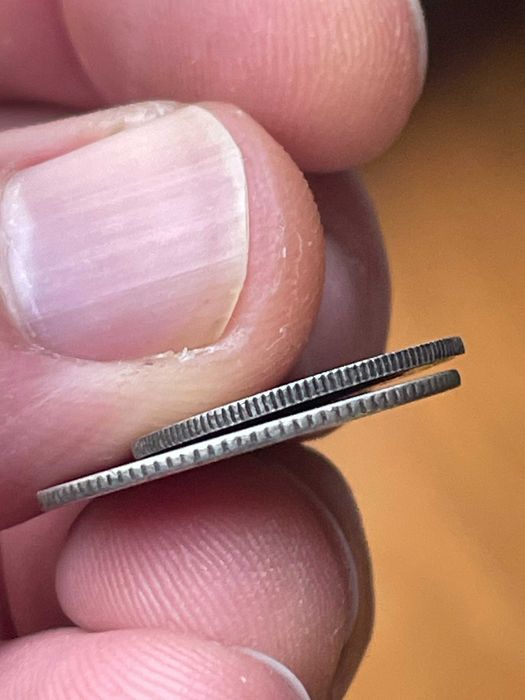 duas moedas em prata Francesas