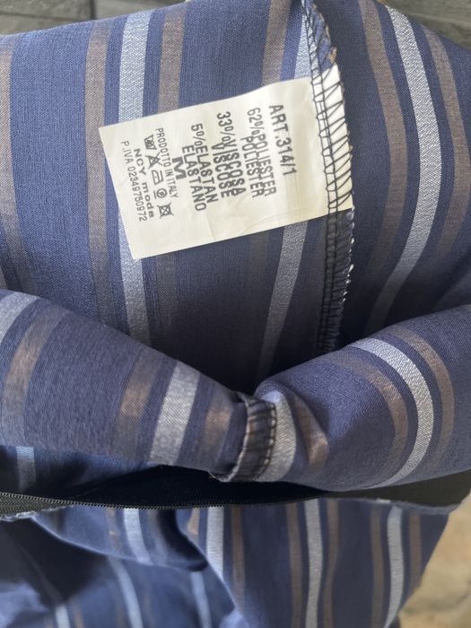 Calças às riscas azul marinho | Tamanho M | Novas sem etiqueta64738128332289124