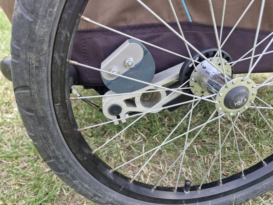 Przyczepka rowerowa podwójna