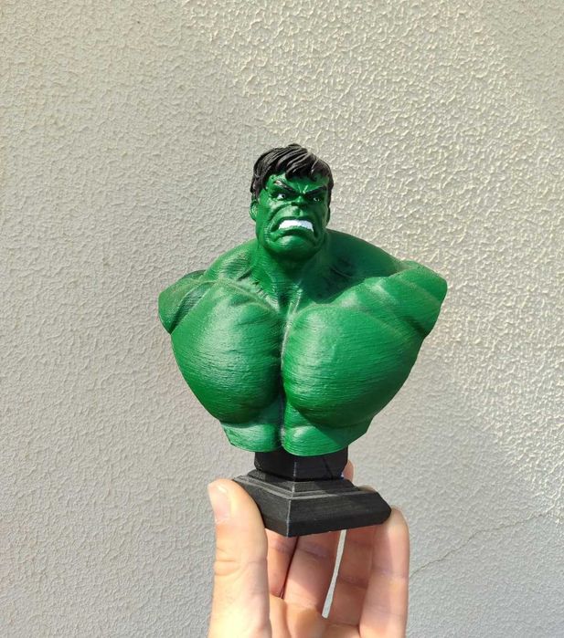 Hulk Figura 3D - Pintura Detalhada
