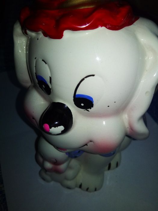 Копилка для денег.фигурка щенок.керамика