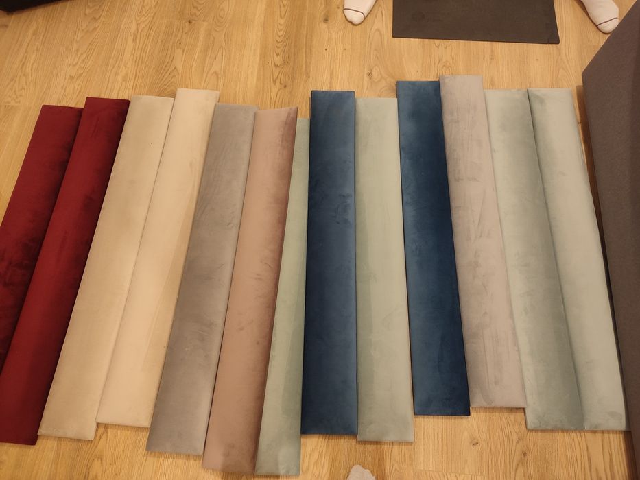 Panele ścienne dekoracyjne miękkie welurowe