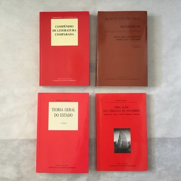 Livros da Fundação Gulbenkian