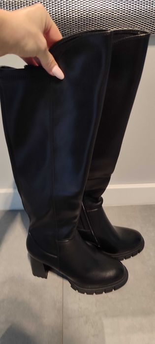 Kozaki czarne rozm. 39 Nowe z metką!
