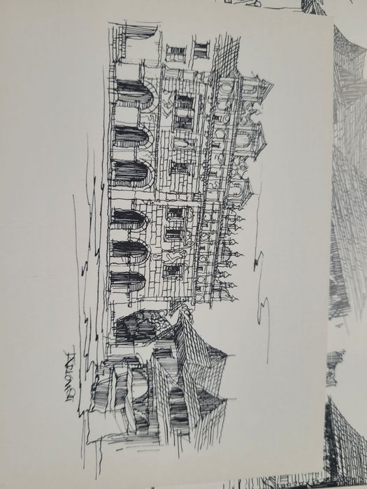 Pocztowki Kazimierz Dolny grafiki Józef Tarłowski