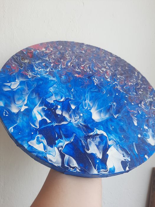 Готова картина fluid art для інтер'єру
