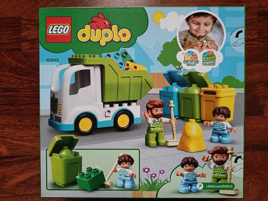 NOWE Klocki Lego 10945 Duplo - Śmieciarka i recykling