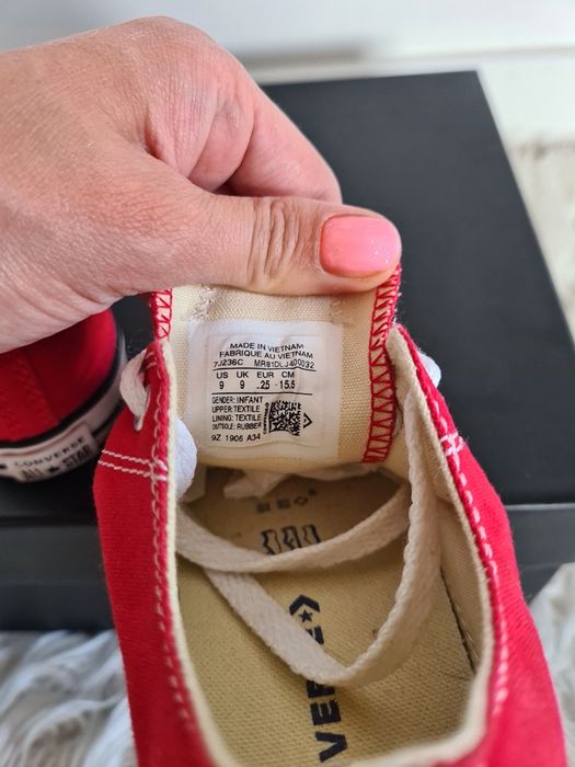 Converse trampki tenisówki dziecięce 25 15,5cm