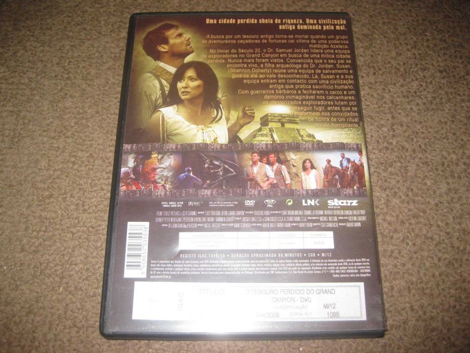 DVD "O Tesouro Perdido do Grand Canyon" de Farhad Mann