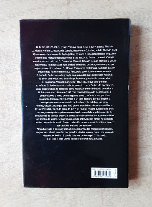 Livro "D. Pedro I" da coleção Reis de Portugal