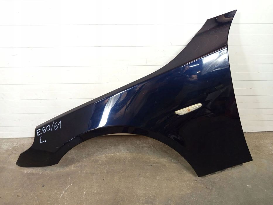 BŁOTNIK LEWY PRZÓD LEWY PRZEDNI BMW 5 E60 E61 CARBON SCHWARZ 416/9