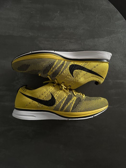 Nike flyknit trainer bright citron yellow zolte 44.5