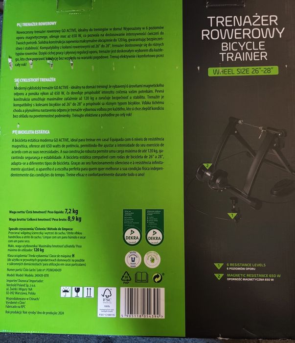 Trenażer rowerowy Go Active