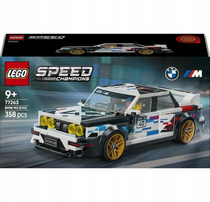 Lego Speed Champions 77263 Bmw M3 E30 Zestaw Klocków Samochód *NOWE*