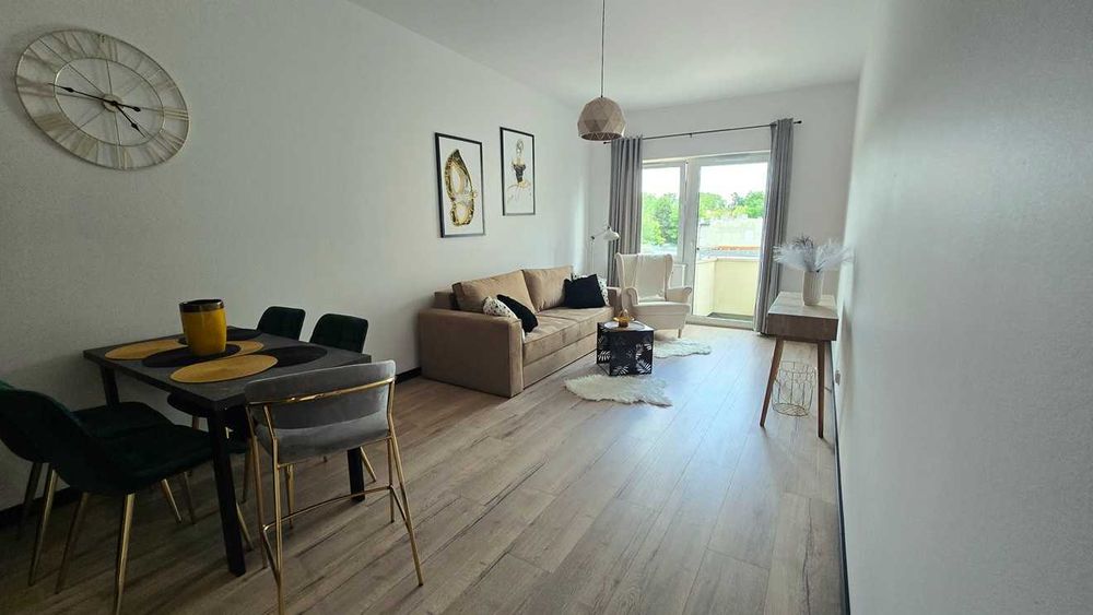 Umeblowany apartament, nowe budownictwo w centrum