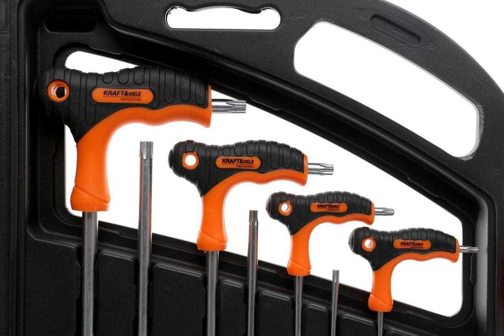 Zestaw wkrętaków TORX 16 el. | Stal S2 | Walizka