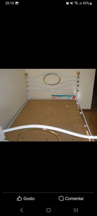 Cama casal usado sem estrado e sem colchão