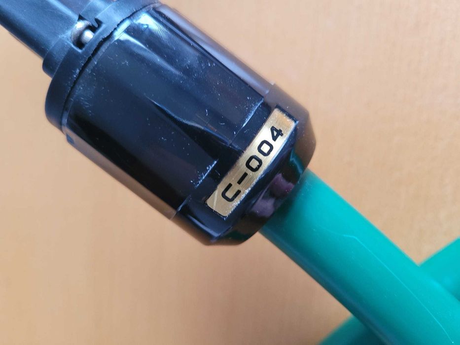 przewód zasilający HiFi "zielony" 2 m