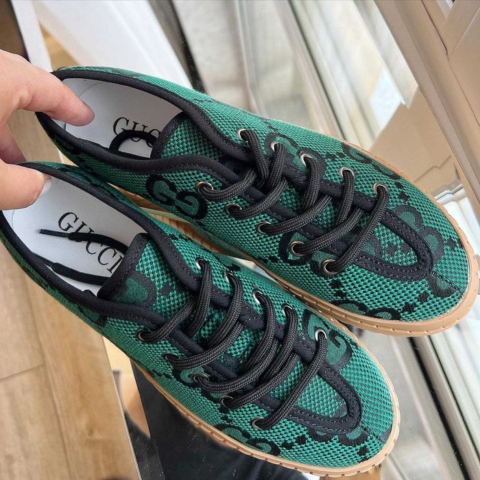 Tenisówki Gucci Trampki Butelkowa Zieleń