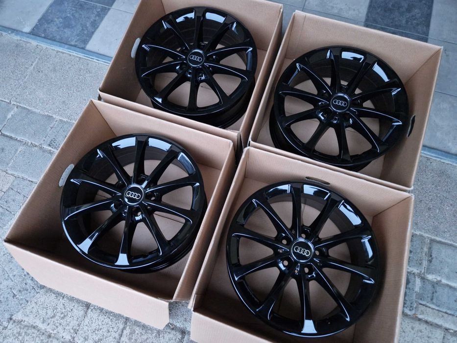 Alufelgi 17 5x112 Audi A3 A4 Q2 Q3 Seat Leon Exeo Altea Ateca Czarne !