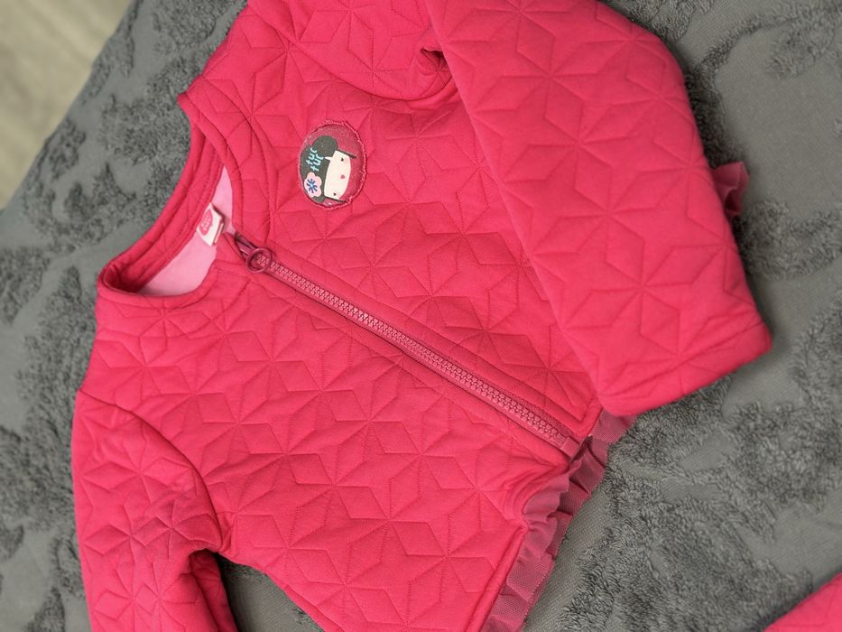 Теплый яркий костюм на девочку 4-5 лет испанского бренда Tuc-tuc