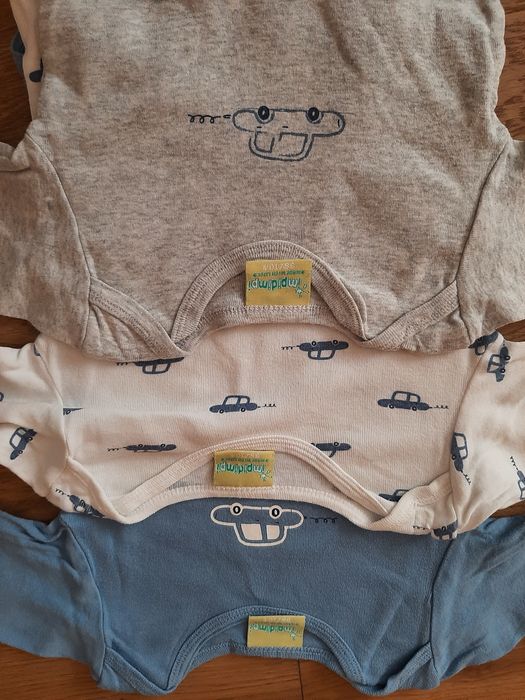 Zestaw 3 x body z krótkim rękawem Impidimpi 98/104