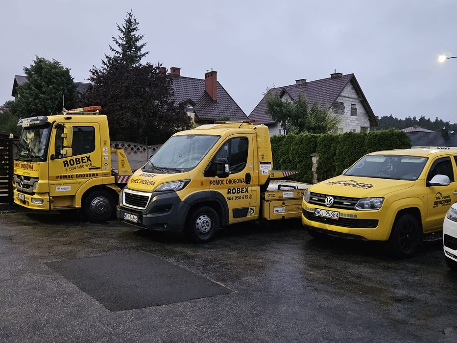 Pomoc Drogowa Auto Laweta Holowanie TIR Transport CIECHANÓW ROBEX
