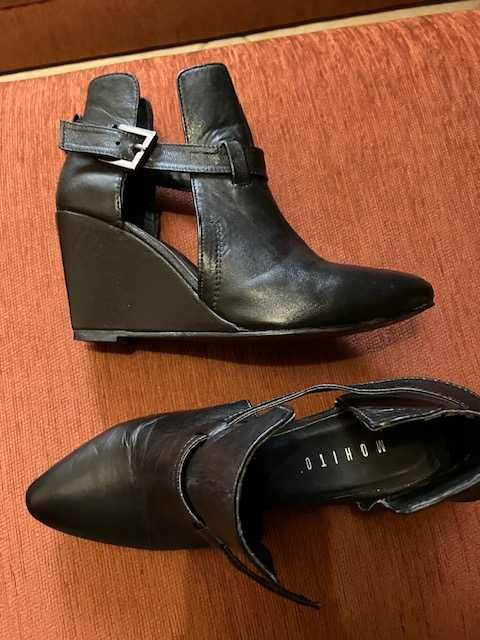 wiosenne skórzane zgrabne buty 37