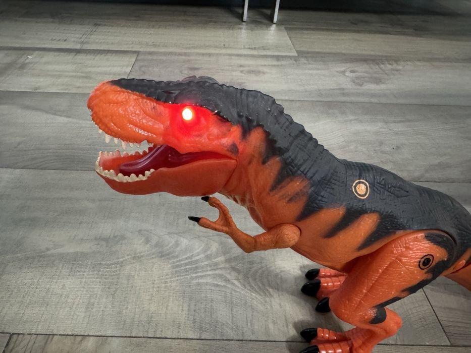 Tiranossauro Laranja Andador 45 cm