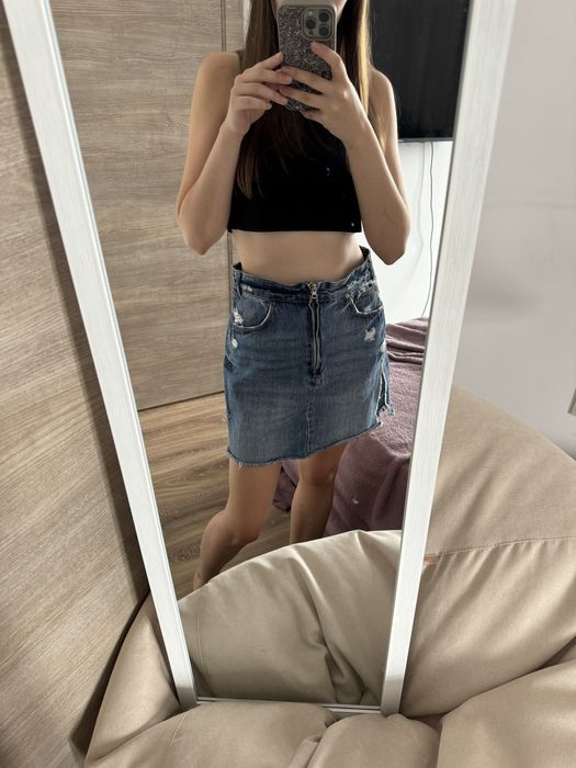 Джинсова спідниця TRF Denim IX'D Makers.