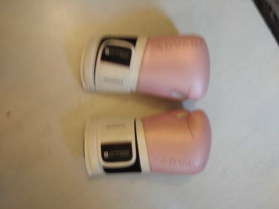 Luvas de boxe usadas