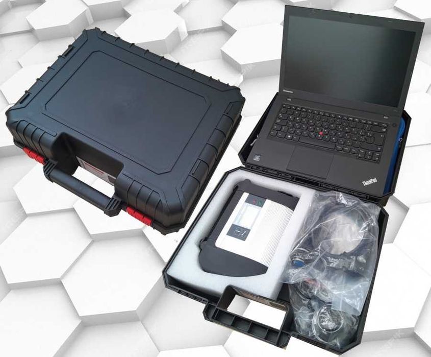 Кейс-комплект Mercedes Star Diagnosis С4 (доработанный) + Ноутбук