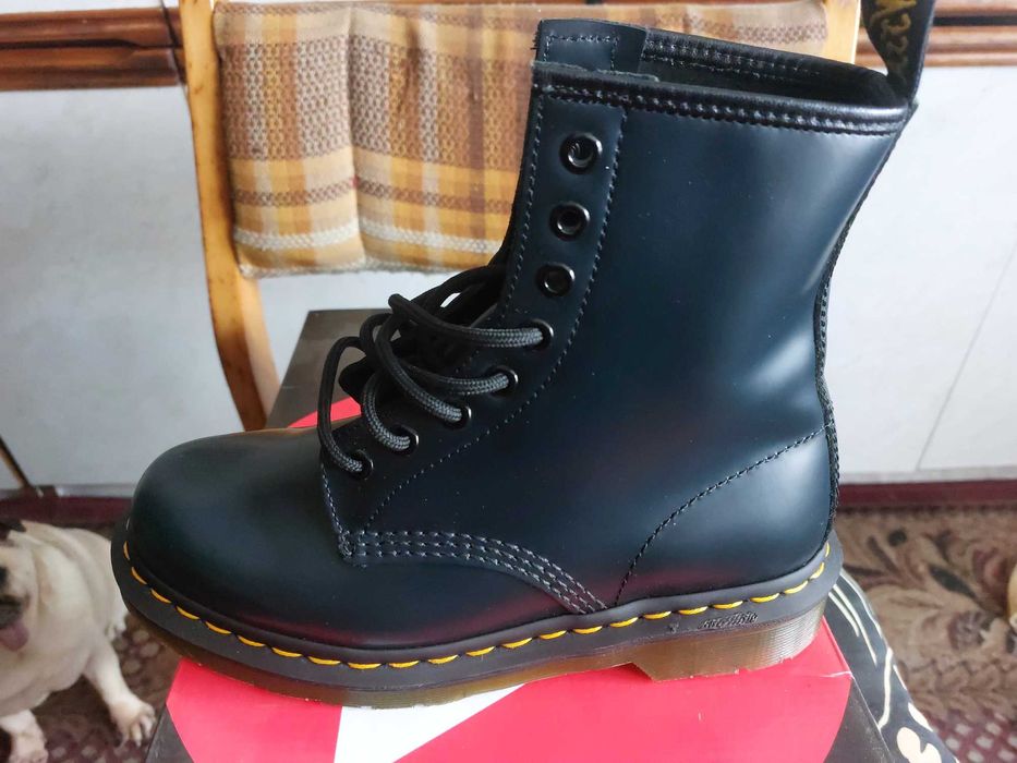 Buty damskie Dr. Martens glany czarne r.38 nowe bez metki stan idealny