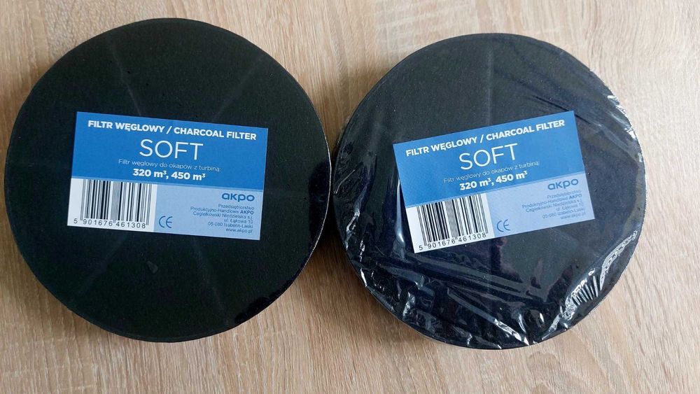 Filtr węglowy do okapu z turbiną (320m³, 450m³)