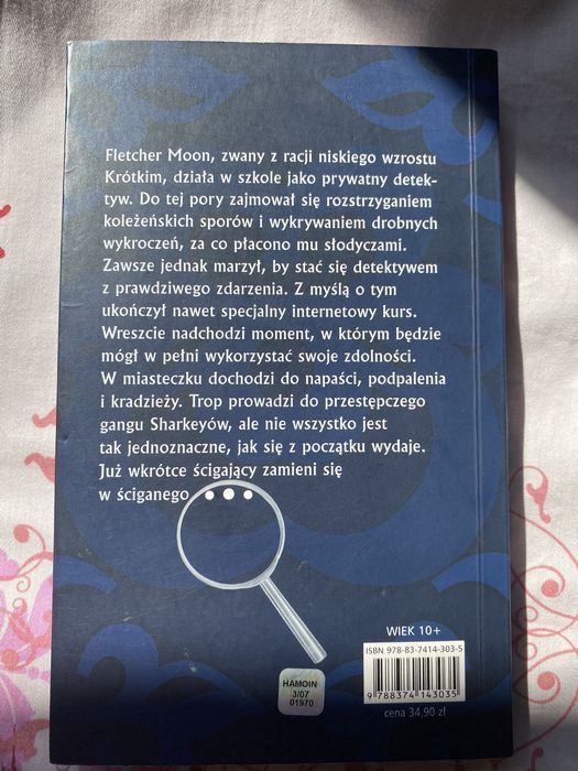 Książka fletcher moon prywatny detekyw Eoin Colfer