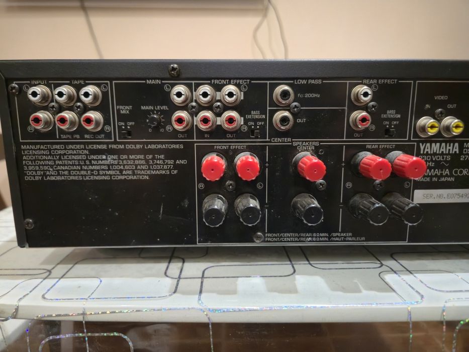Yamaha dsp e1000 под ремонт
