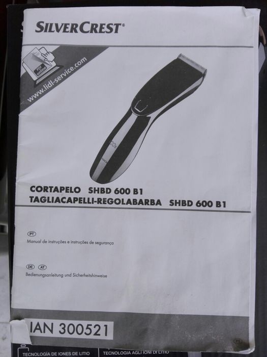 Corta pêlo e cabelo Homem