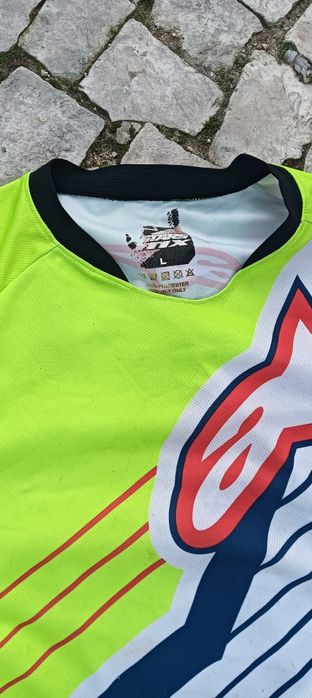 Equipamento fato motocross enduro cross mota alpinestars moto