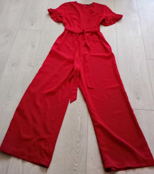 Shein S/36 elegancki kombinezon z paskiem