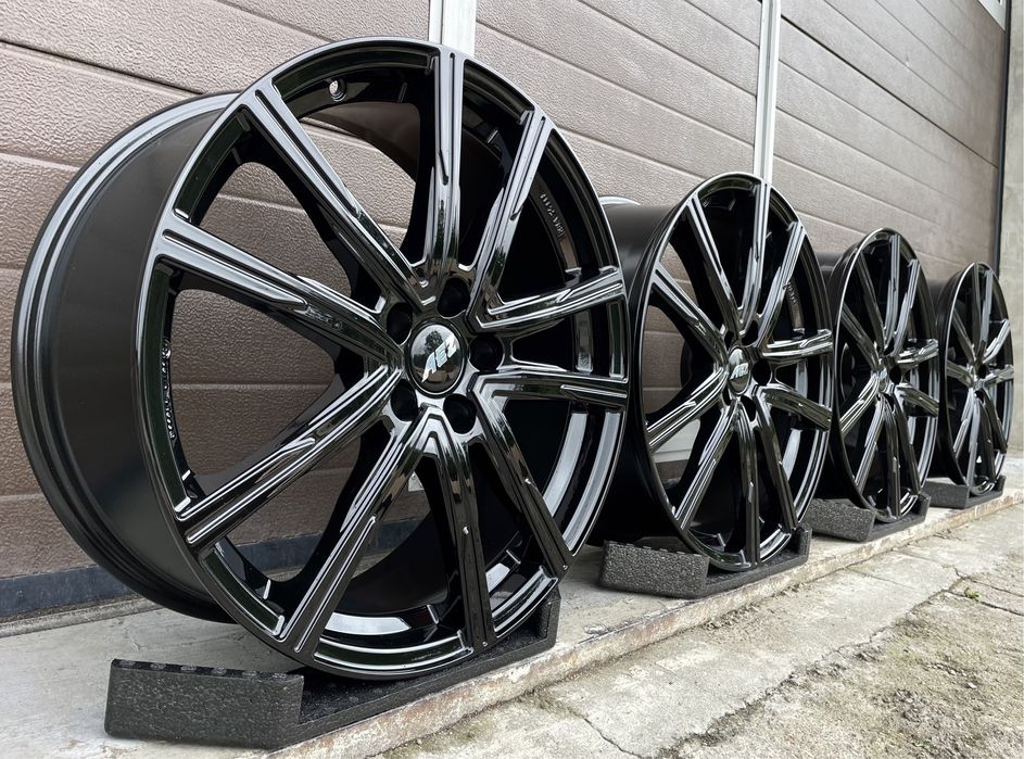 4x felgi aluminiowe Czarne 5x108 r19 et42 7,5J Alufelgi AEZ Oryginał
