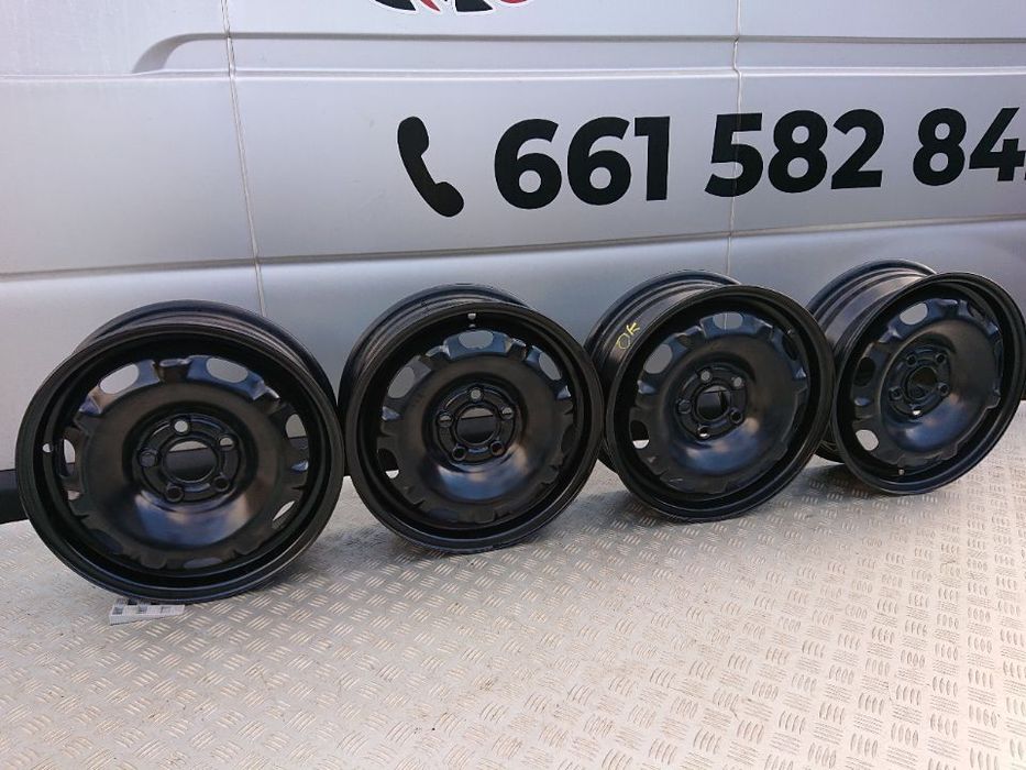 Felgi Stalowe 5x100 r14 5j et38 Skoda fabia rapid roomster VW polo fox