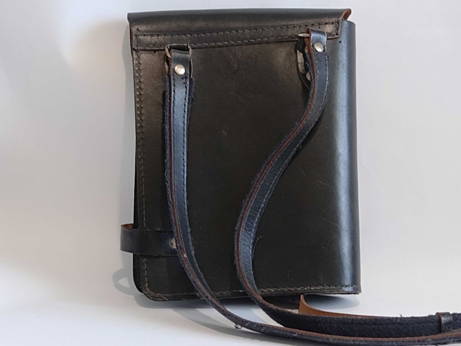 PRL - MO Raportówka Skórzana Sygnowana